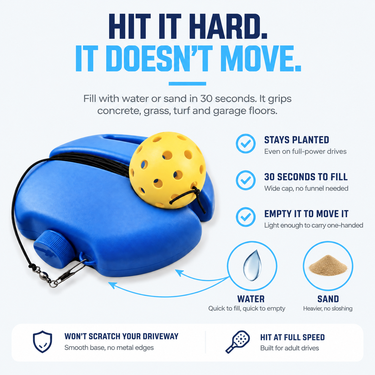 PickleRep™ - Pickleball Home Practice Kit